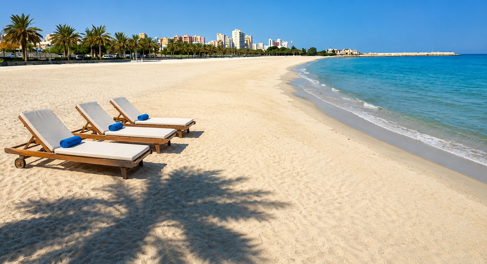 Al Kout Beach in Kuwait