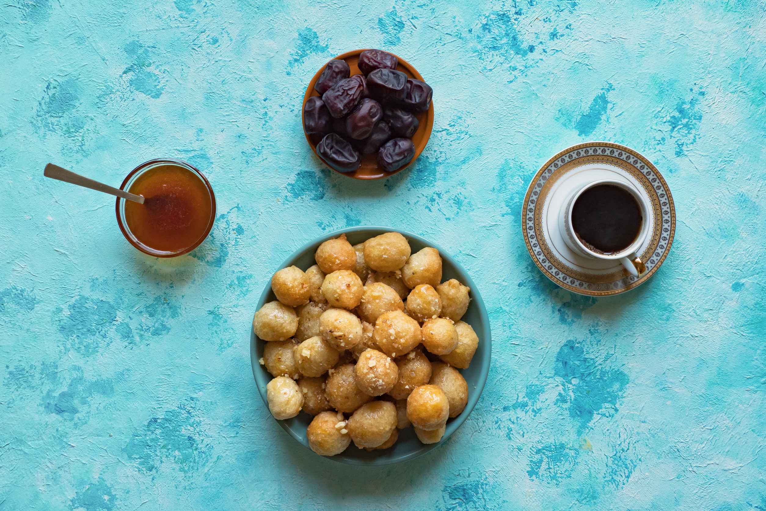 Luqaimat Served With Dates