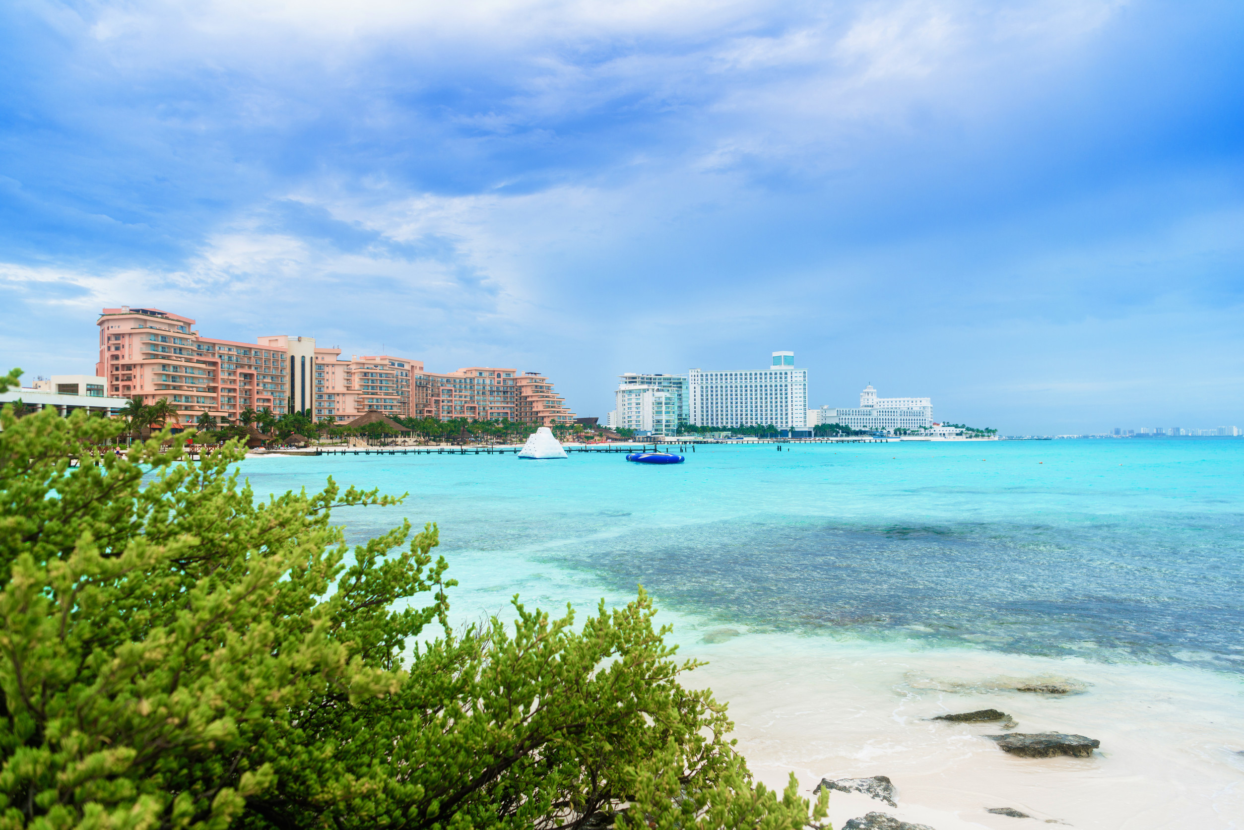 sea shore on the caribbean beach in the area hoteleria in cancun quintana roo mexico sea shore on the caribbean beach in the area hoteleria in cancun quintana roo mexico