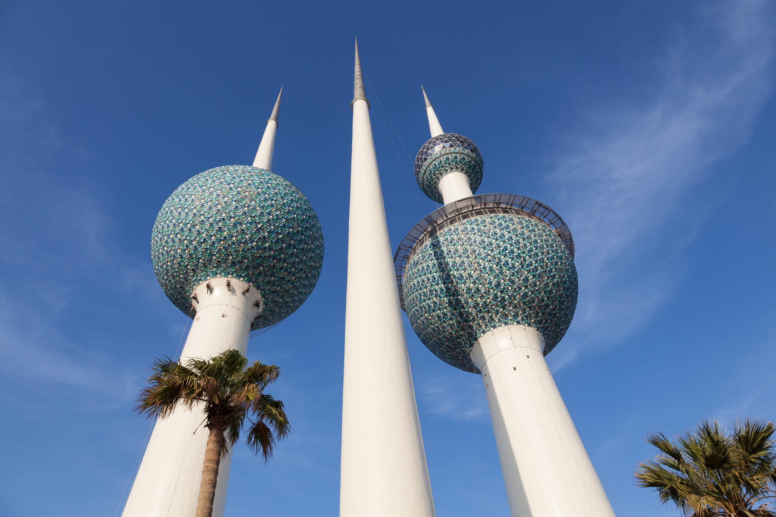 The iconic Kuwait Towers